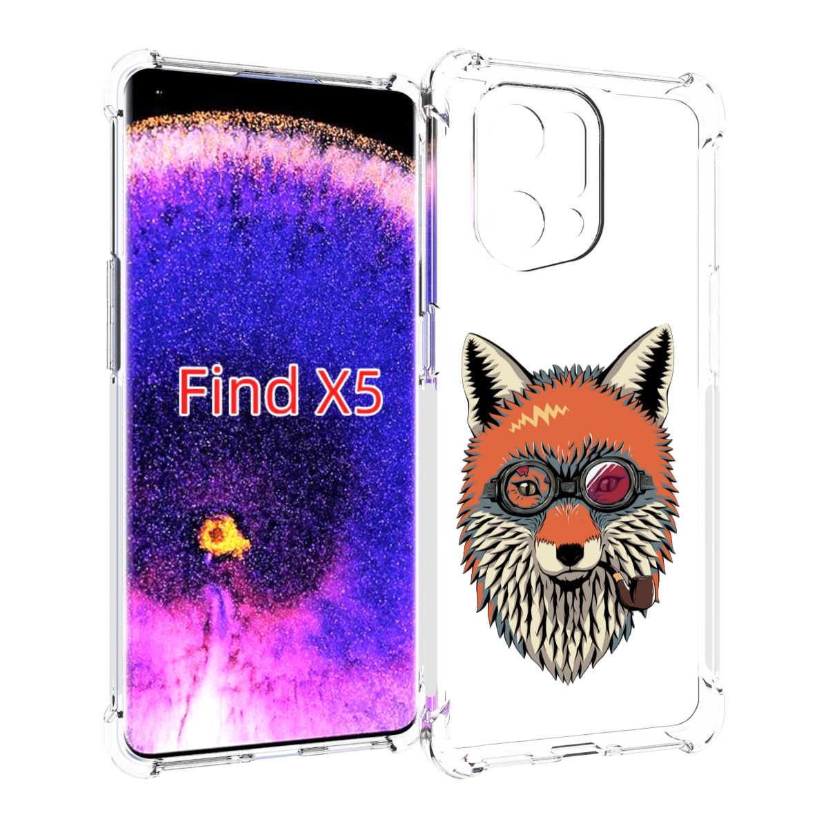 

Чехол MyPads Деловой лис для Oppo Find X5, Прозрачный, Tocco