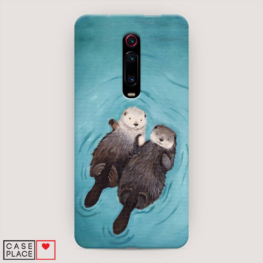 

Пластиковый чехол "Парочка бобров" на Xiaomi Redmi K20 Pro, 35620-7