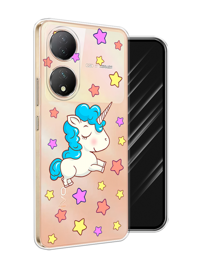 

Чехол Awog на Vivo Y100 "Звездный единорог", Голубой;фиолетовый;желтый, 268250-1