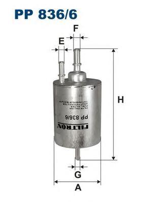 

Фильтр топливный FILTRON PP836/6