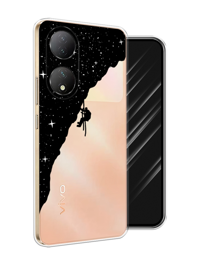 

Чехол Awog на Vivo Y100 "Скалолаз в космосе", Черный;белый;бежевый, 268250-1