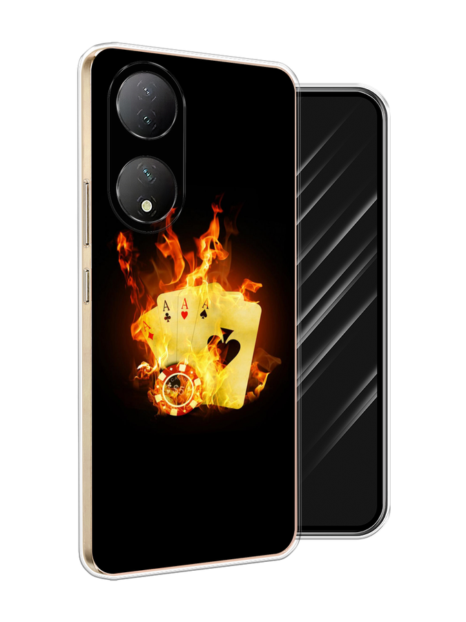 

Чехол Awog на Vivo Y100 "Горящие карты", Черный;оранжевый, 268250-1
