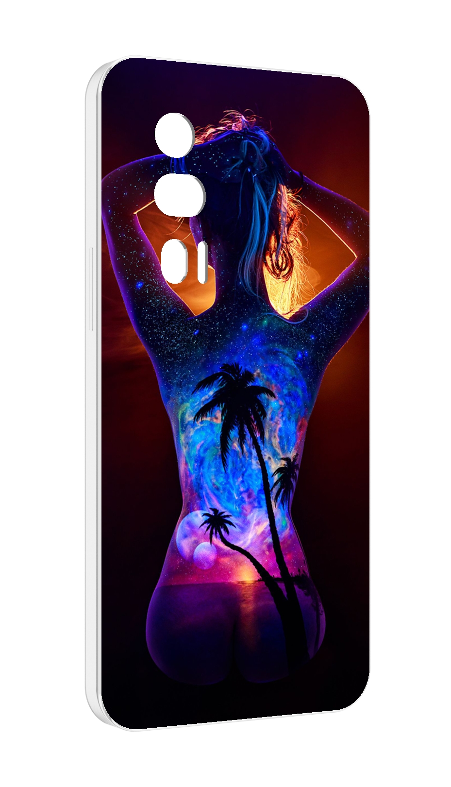 

Чехол MyPads Девушка-и-пальмы женский для Xiaomi Redmi K60 противоударный, Tocco
