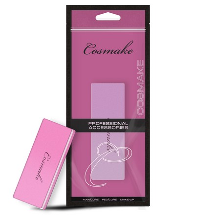 фото Пилка-полировка cosmake 69nf buff pink mini, 80/120