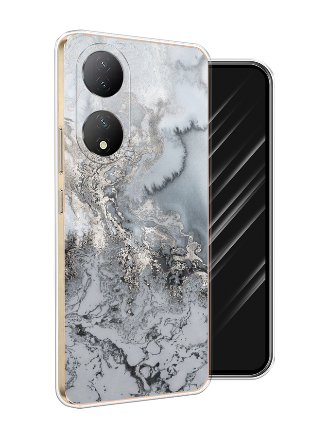 

Чехол Awog на Vivo Y100 "Морозная лавина серая", Серый;серебристый, 268250-1