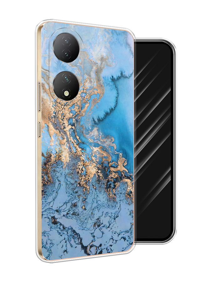 

Чехол Awog на Vivo Y100 "Морозная лавина синяя", Серебристый, 268250-1