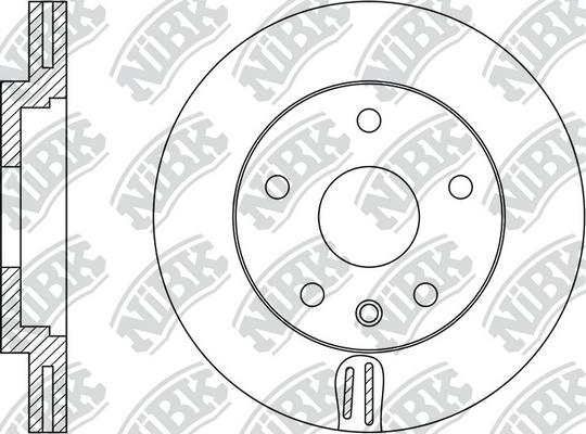 

Тормозной диск NiBK комплект 1 шт. RN34003