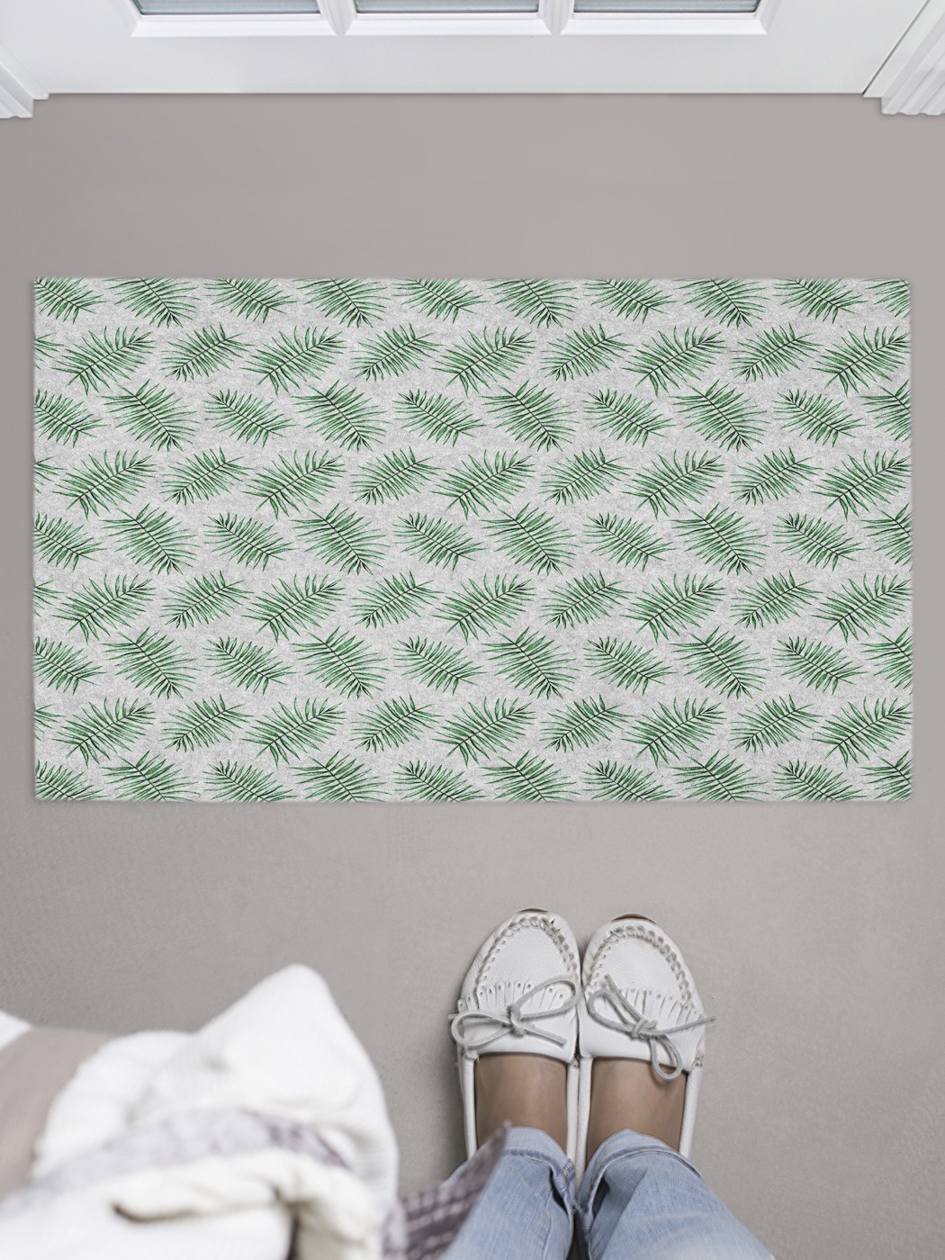 

door_48865 Придверный коврик в прихожую для обуви, на резиновой основе, 75x45 см