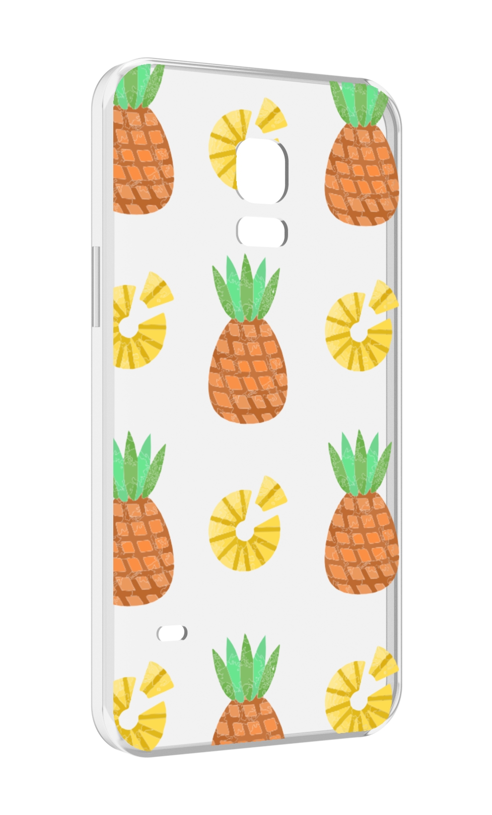 

Чехол MyPads ананасики для Samsung Galaxy S5 mini, Прозрачный, Tocco