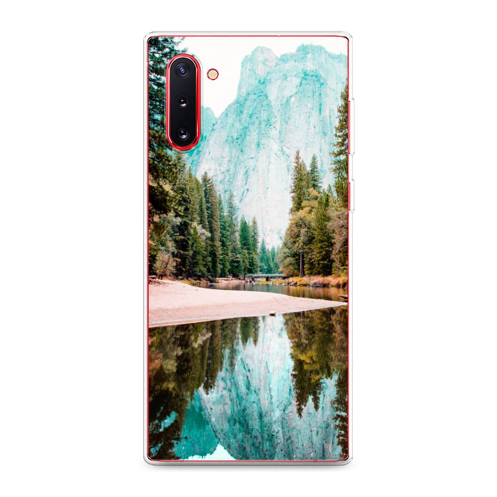

Чехол Awog на Samsung Galaxy Note 10 "Горы 11", Разноцветный, 28650-4