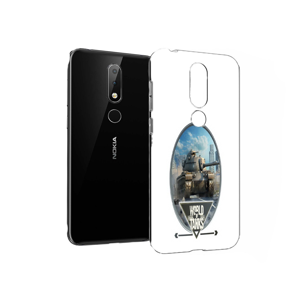 

Чехол MyPads Tocco для Nokia X6 игра с танками (PT115295.99.375), Прозрачный, Tocco