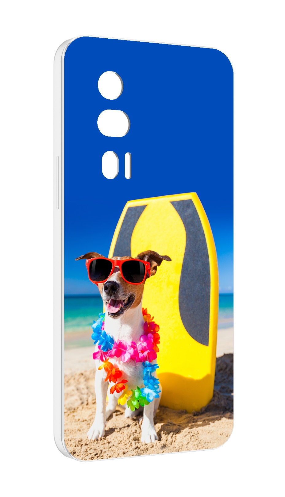 

Чехол MyPads Гавайская-собака для Xiaomi Redmi K60 противоударный, Tocco