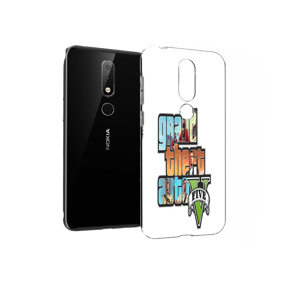 

Чехол MyPads Tocco для Nokia X6 игра гта (PT115295.99.373), Прозрачный, Tocco