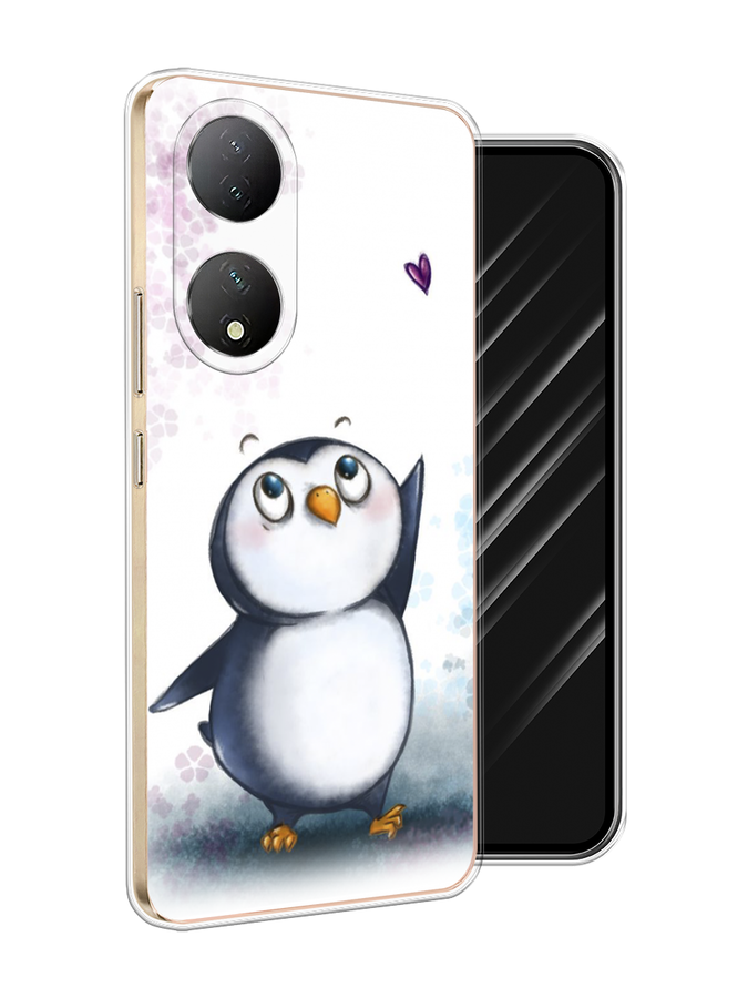 

Чехол Awog на Vivo Y100 "Пингвин и сердечко", Белый, 268250-1
