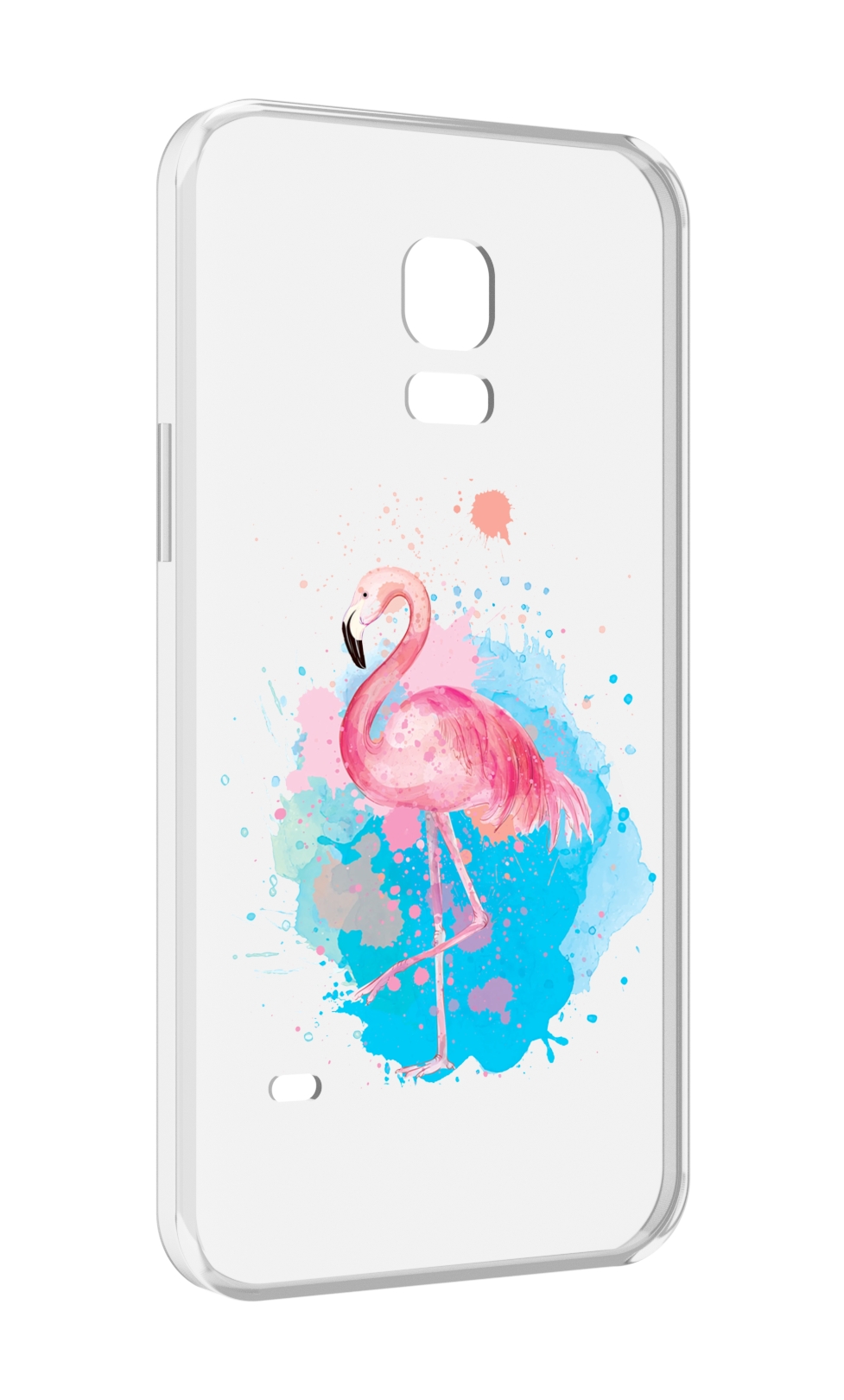 

Чехол MyPads акварельное-фламинго для Samsung Galaxy S5 mini, Прозрачный, Tocco