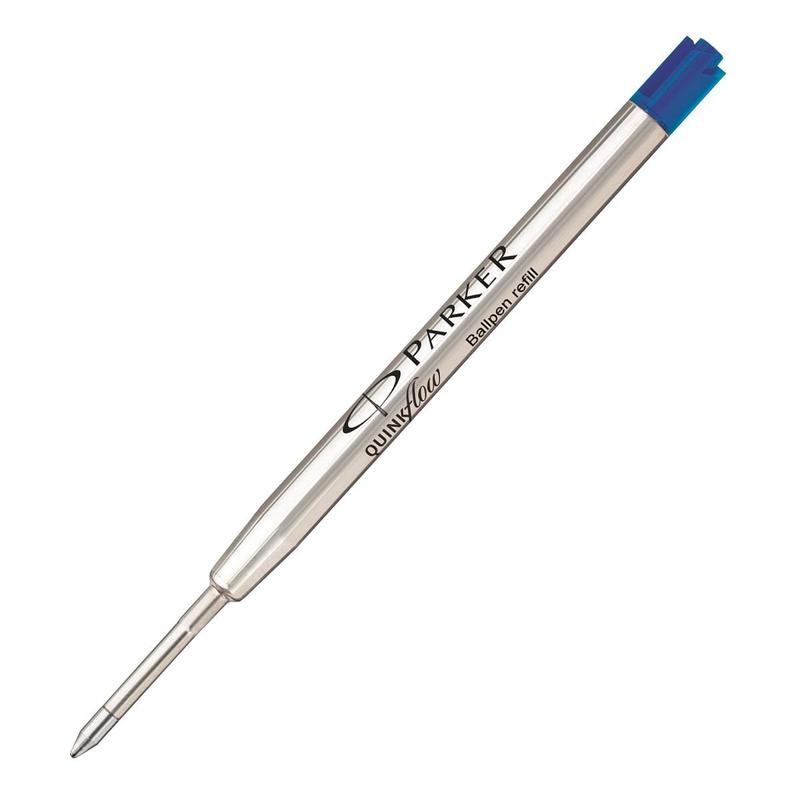 

Стержень шариковый объемный Parker QuinkFlow Ball Point синий 98мм 0.8мм метал.корпус