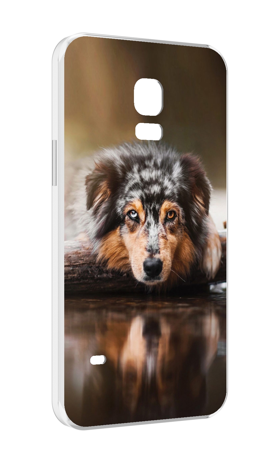 

Чехол MyPads австралииская овчарка для Samsung Galaxy S5 mini, Прозрачный, Tocco
