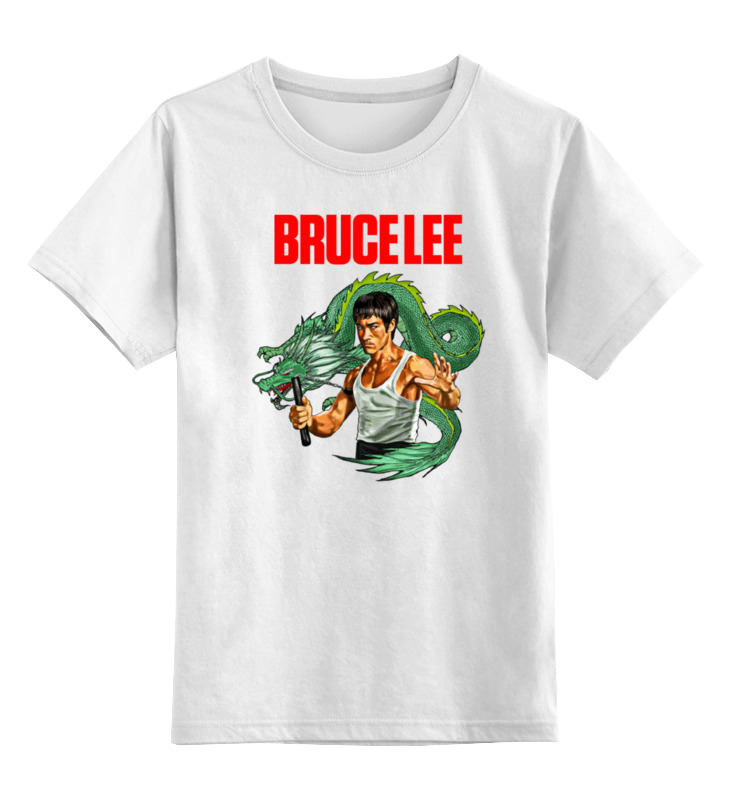 

Детская футболка Printio Bruce lee цв.белый р.164, 0000000759510