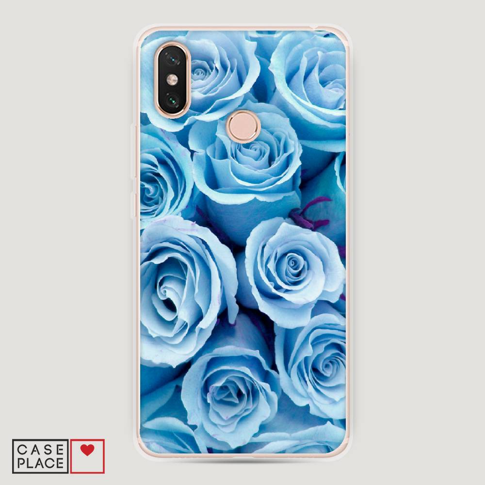 

Пластиковый чехол "Лазурные розы" на Xiaomi Mi Max 3