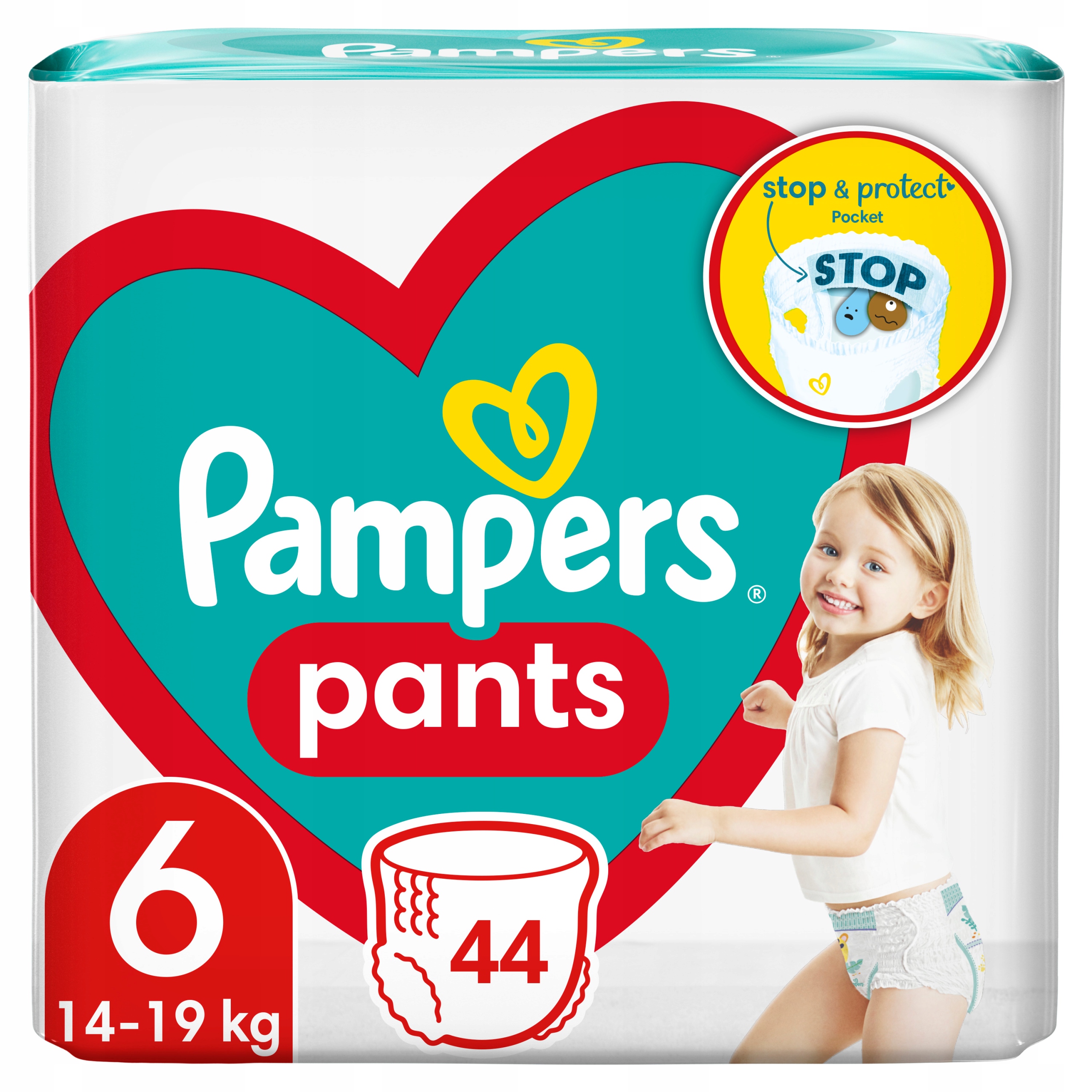 фото Трусики-подгузники pampers pants 6, 14 -19 кг., 44 шт.