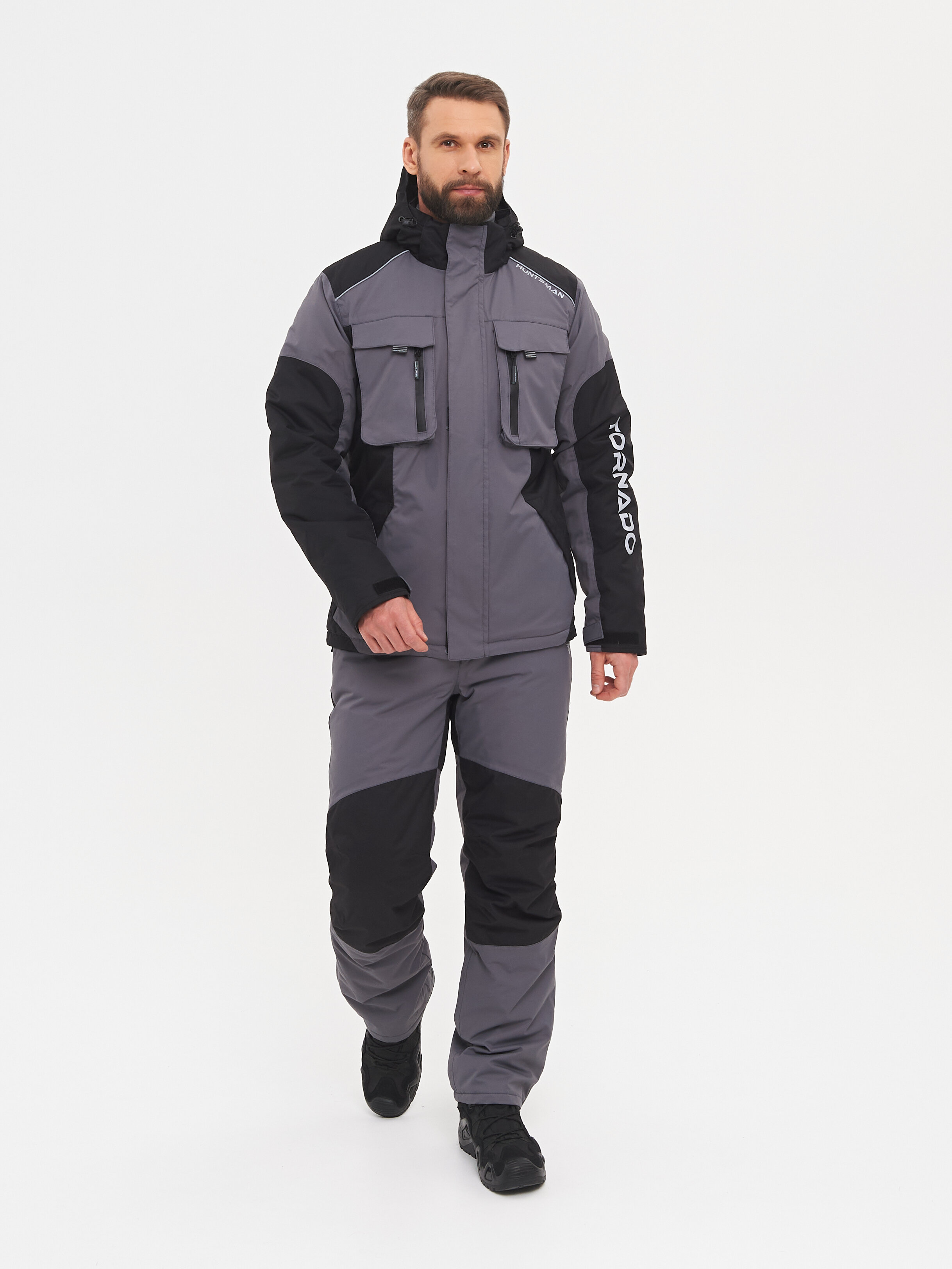 

Костюм демисезонный Huntsman Торнадо -15 ткань Breathable цвет Серый 48-50 170-176, Торнадо -15