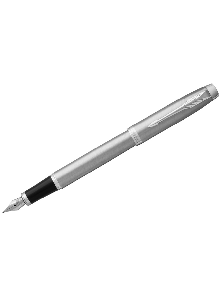 

Ручка-роллер Parker IM Essential Stainless Steel CT черная 0,8мм подарочная упаковка