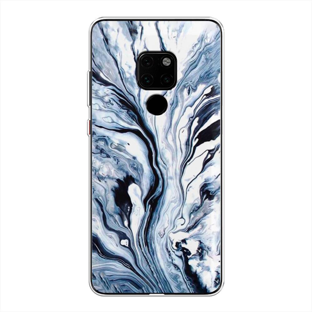 

Чехол Awog на Huawei Mate 20 "Голубой минерал мрамор", 66850-3