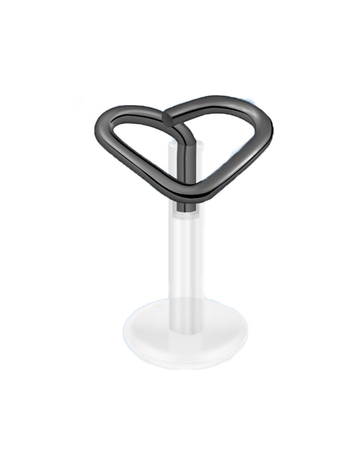 

Пирсинг для губ из акрила, стали 4Love4You PR-LR-081, PR-LR-081