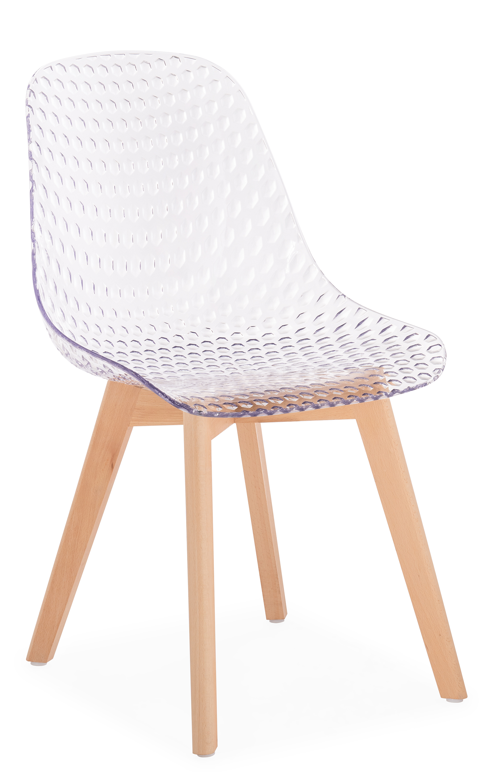 

Пластиковый стул ЛайфМебель Vart clear / wood, Vart