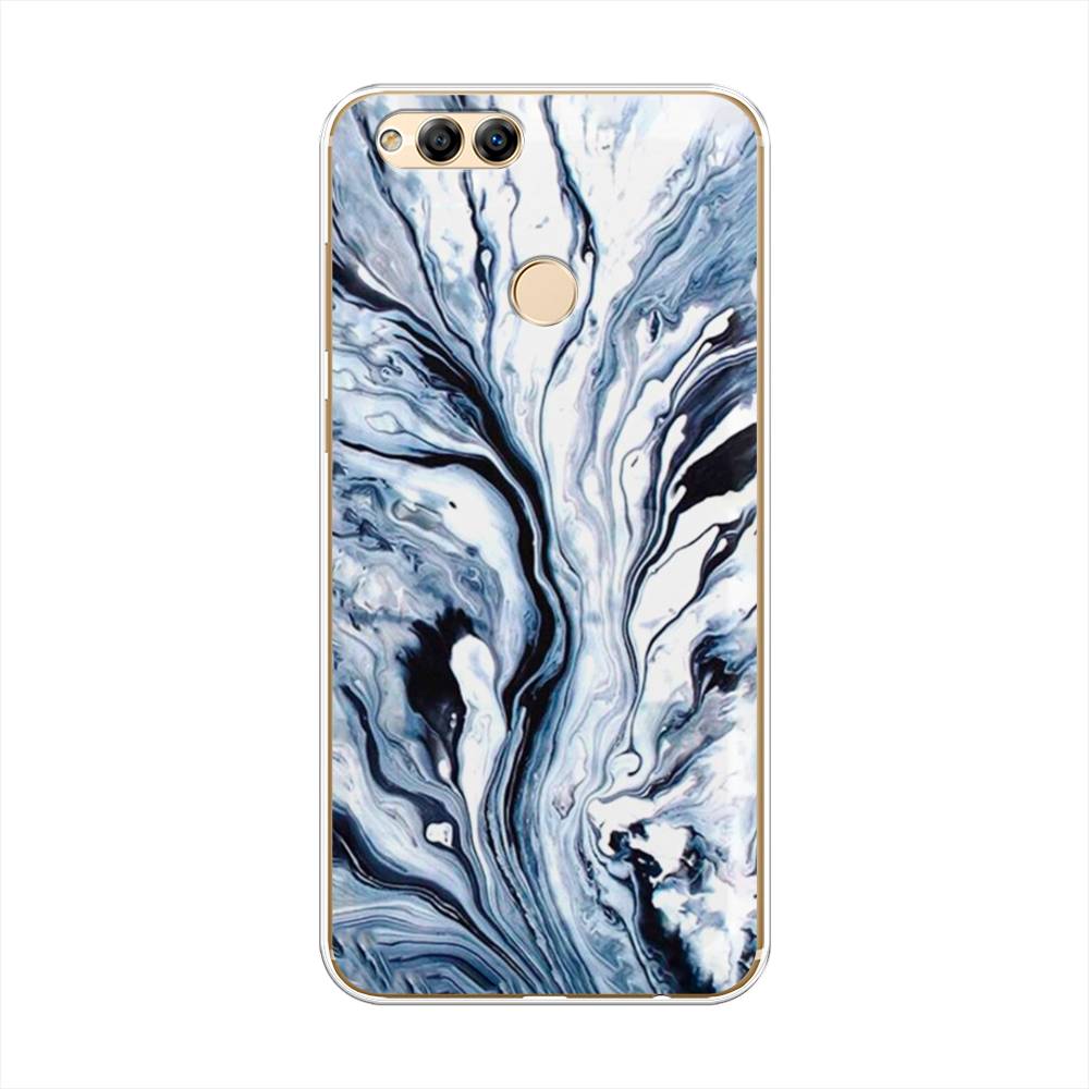 

Чехол Awog на Honor 7X "Голубой минерал мрамор", 63750-3