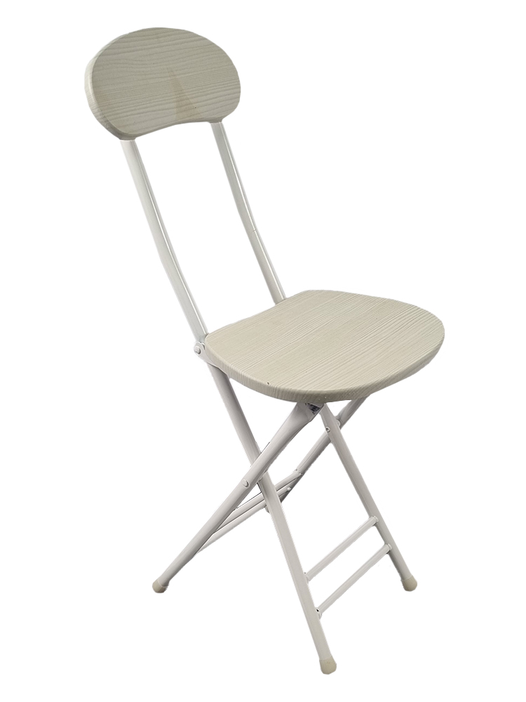 

Стулья МДФ складные с металлическим каркасом для дома и офиса, 30х75 см, белый, 2 шт, М-D01332