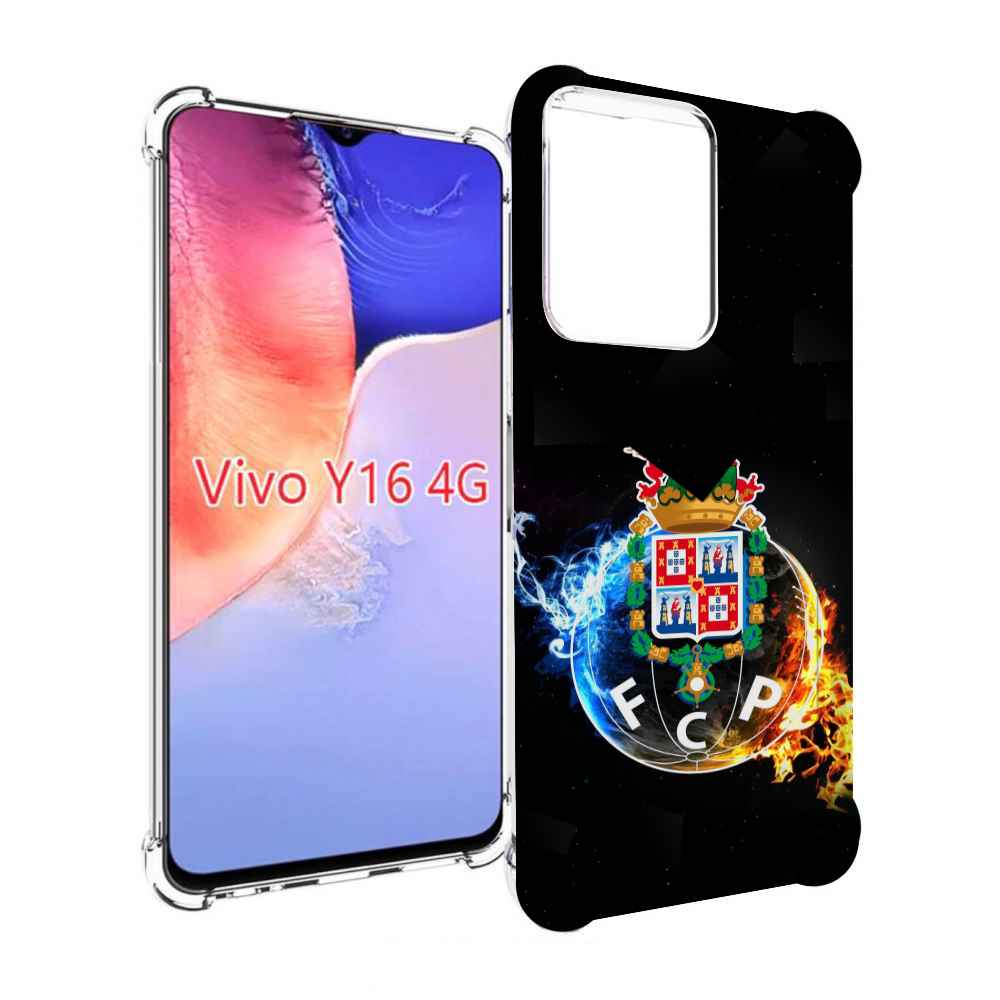 

Чехол MyPads фк порту для Vivo Y16 4G/ Vivo Y02S, Прозрачный, Tocco