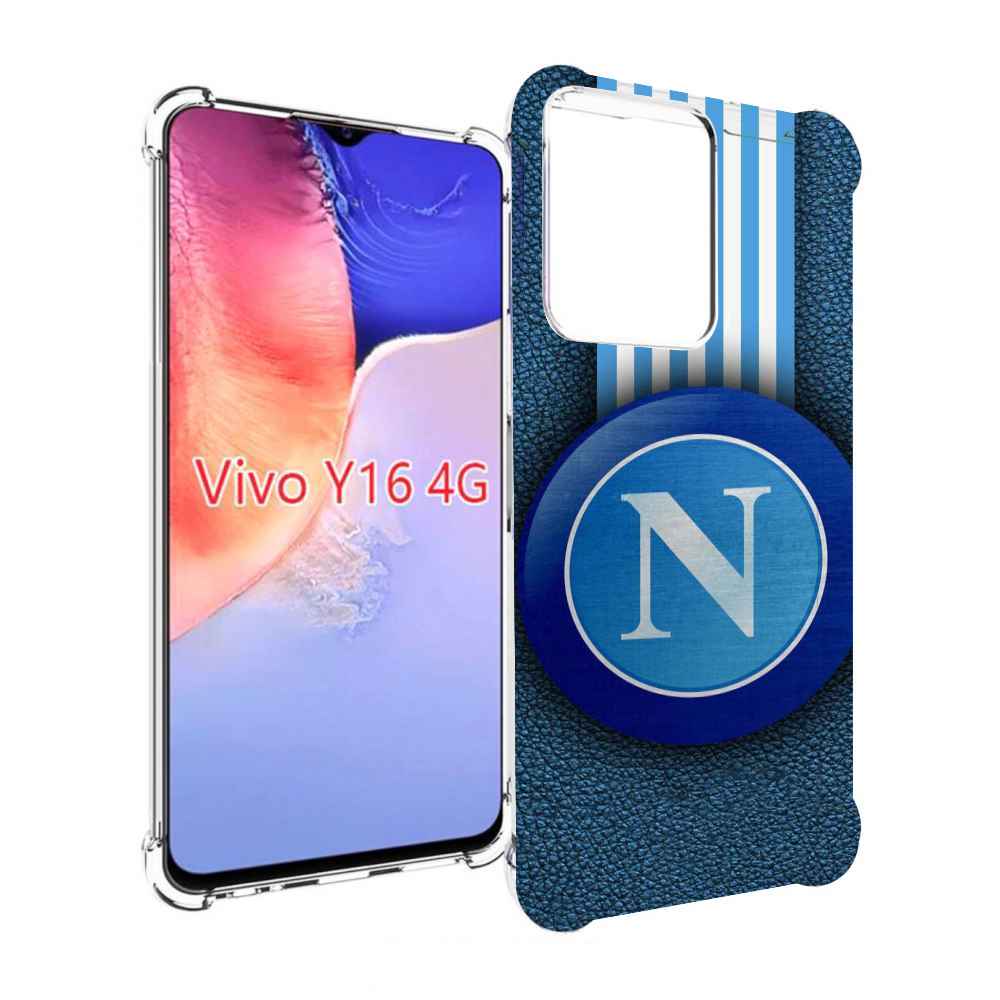 

Чехол MyPads фк наполи мужской для Vivo Y16 4G/ Vivo Y02S, Прозрачный, Tocco