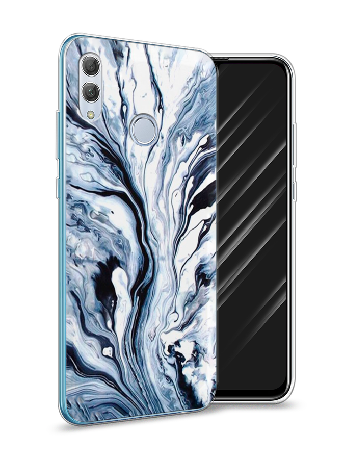 

Чехол Awog на Honor 10 Lite "Голубой минерал мрамор", 67550-3