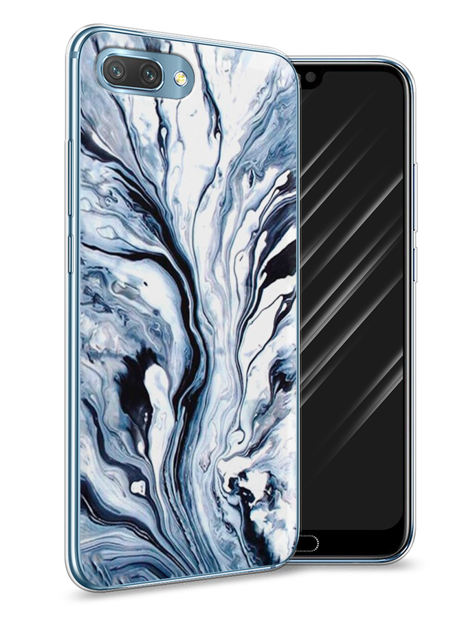 

Чехол Awog на Honor 10 "Голубой минерал мрамор", 65350-3