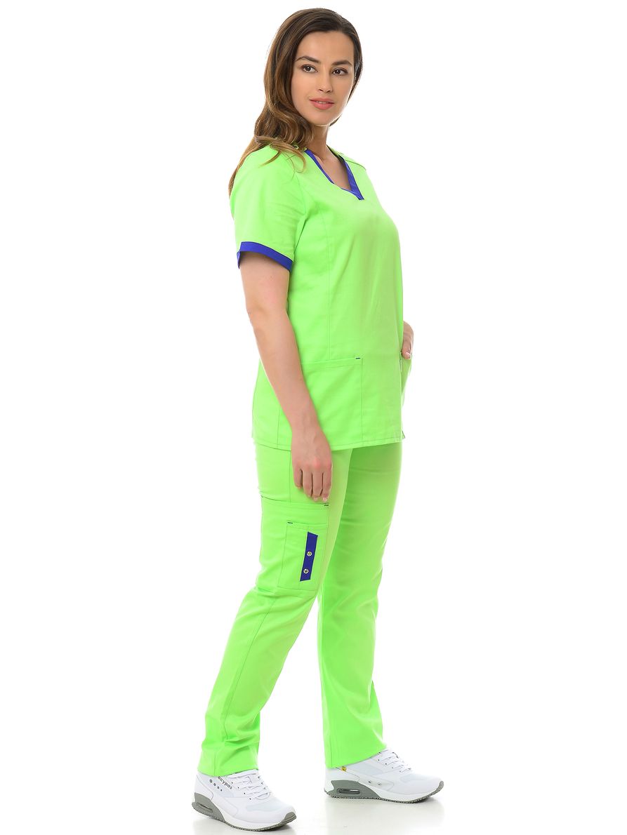 фото Костюм медицинский женский medicalwear мажорка 116 зеленый 54 ru