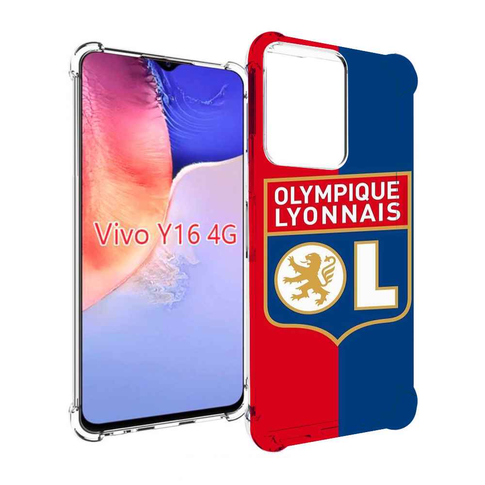 

Чехол MyPads фк лион эмблема для Vivo Y16 4G/ Vivo Y02S, Прозрачный, Tocco