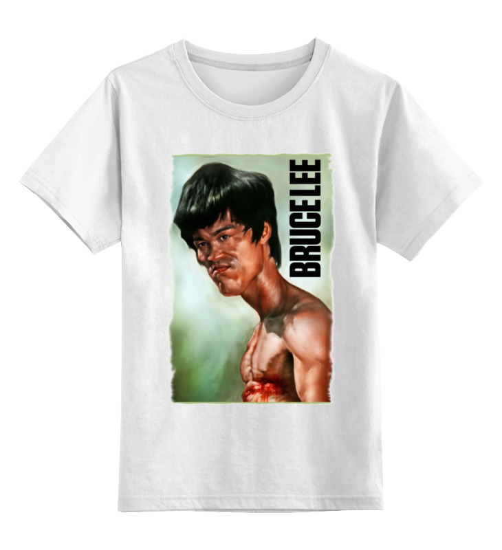 

Детская футболка Printio Bruce lee цв.белый р.164, 0000000758264