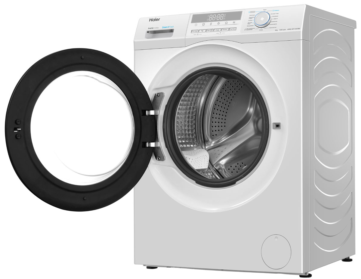 Стиральная машина Haier HW60-BP12929BE белый мультиварка moulinex ce500e32 1000 вт 5 л 21 программа мультиповар отложенный старт