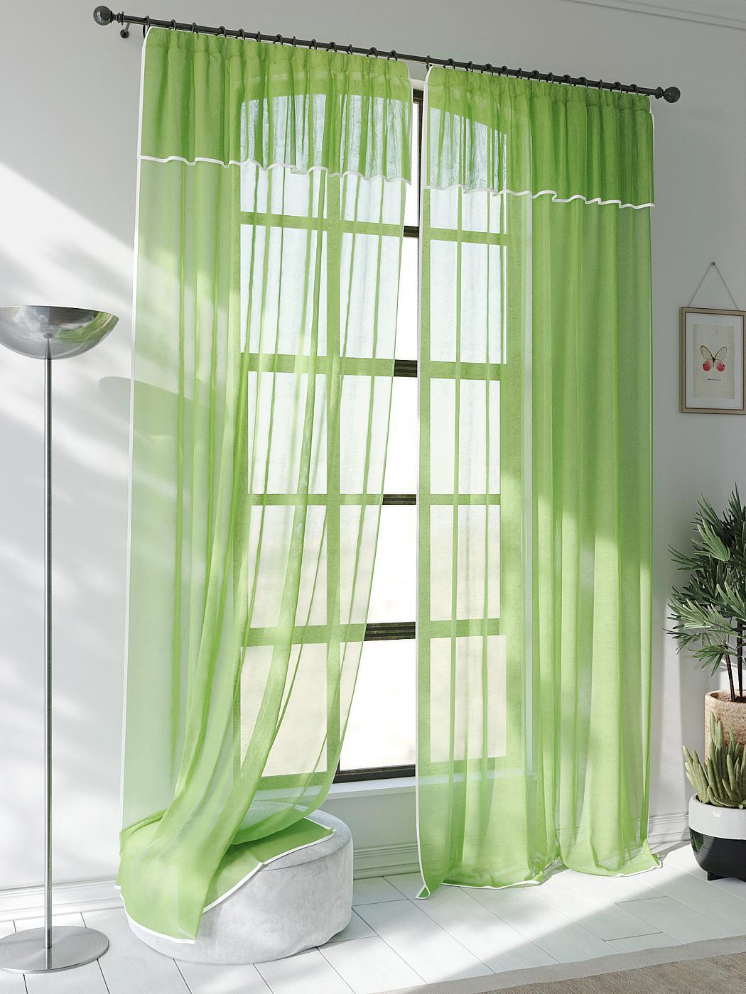 

Комплекты штор AT HOME Малоур (зеленый) высота 250 см, ширина 200 см, Зеленый, 207209