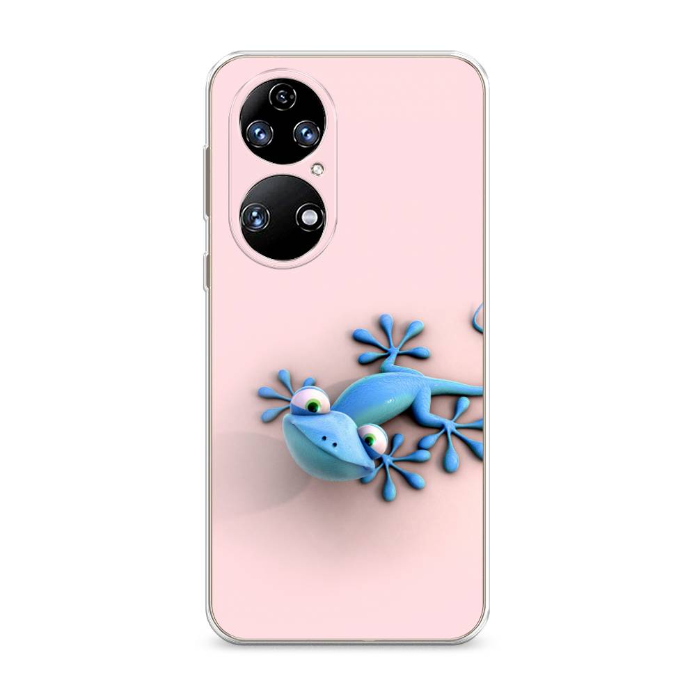 

Чехол Awog на Huawei P50 "Голубая ящерка", Розовый;голубой;белый, 6104950-2
