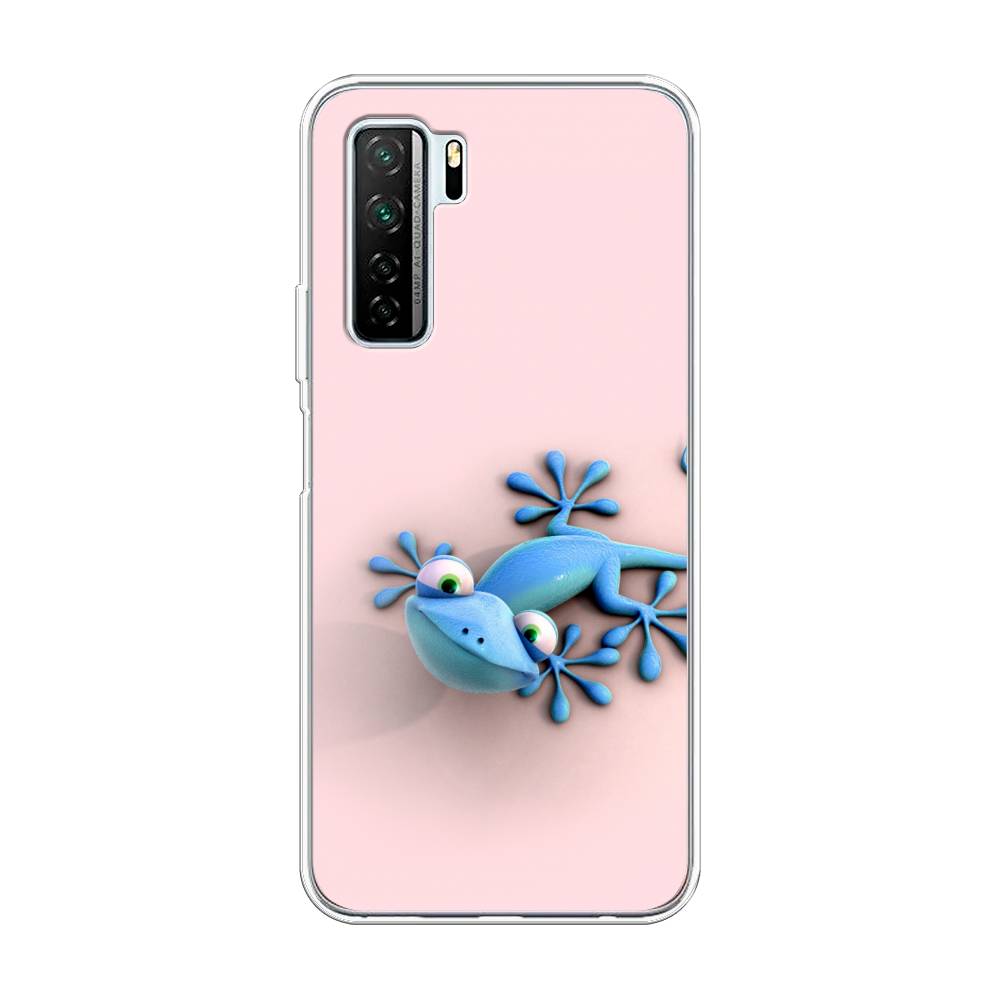 

Чехол Awog на Huawei P40 lite 5G "Голубая ящерка", Розовый;голубой;белый, 6103050-2
