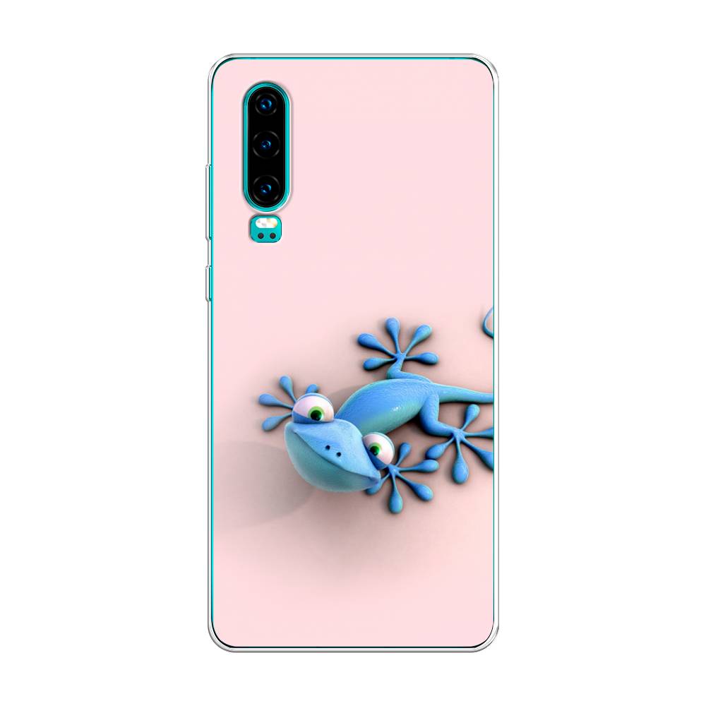 

Чехол Awog на Huawei P30 "Голубая ящерка", Розовый;голубой;белый, 68550-2