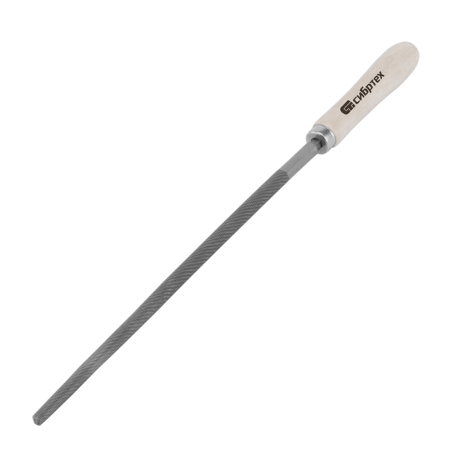 Напильник СИБРТЕХ 300 мм круглый 16132 напильник сибртех 16229 250мм плоский деревянная ручка