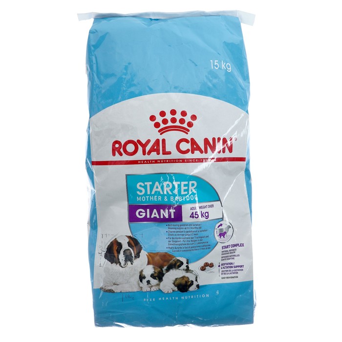 фото Сухой корм rc giant starter для кормящих собак и щенков, 15 кг nobrand