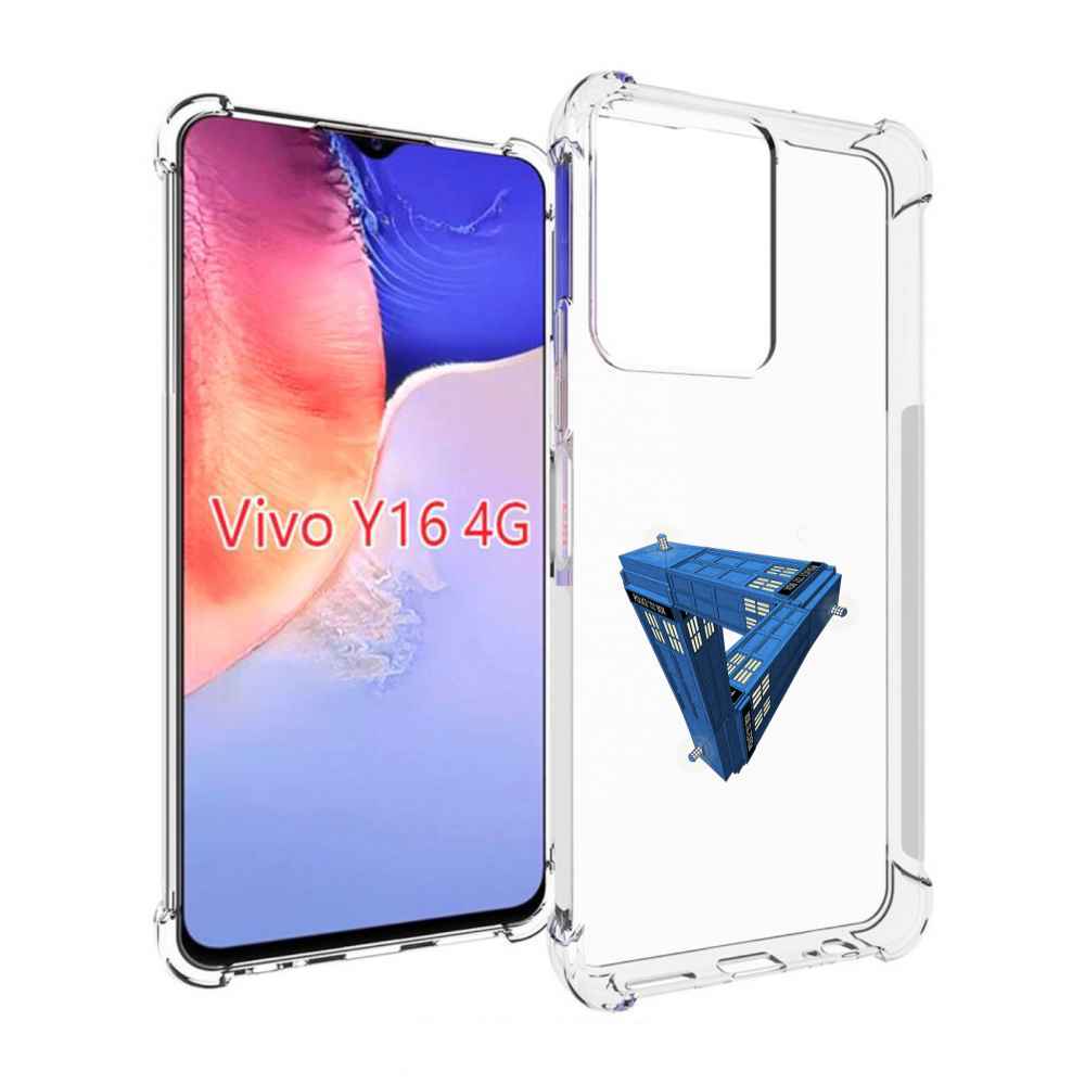 

Чехол MyPads головолока абстракция для Vivo Y16 4G/ Vivo Y02S, Прозрачный, Tocco