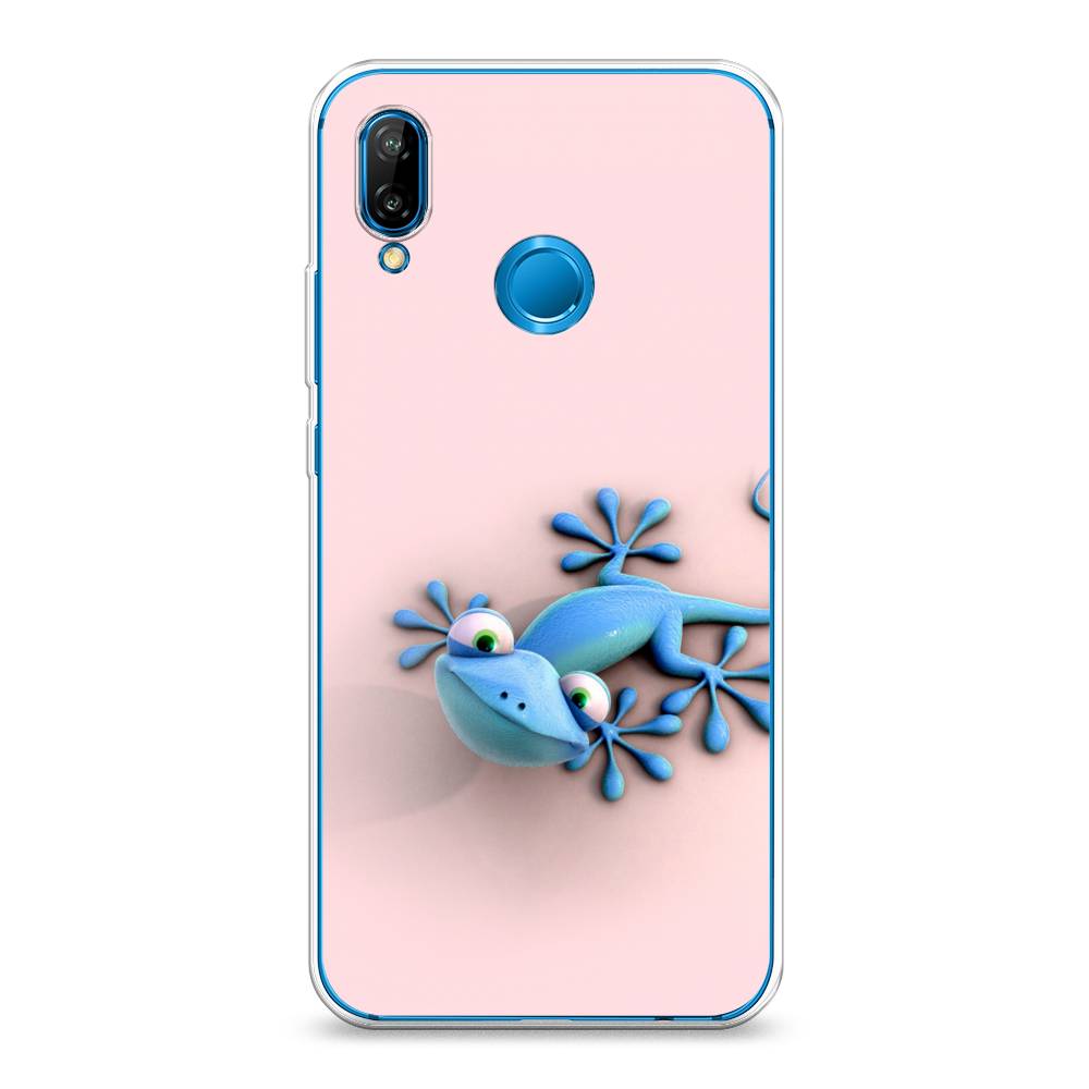 

Чехол Awog на Huawei P20 Lite "Голубая ящерка", Розовый;голубой;белый, 64450-2
