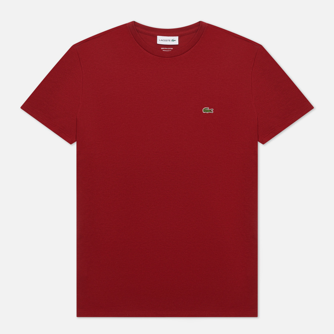 фото Футболка мужская lacoste th6709 красная 2xl