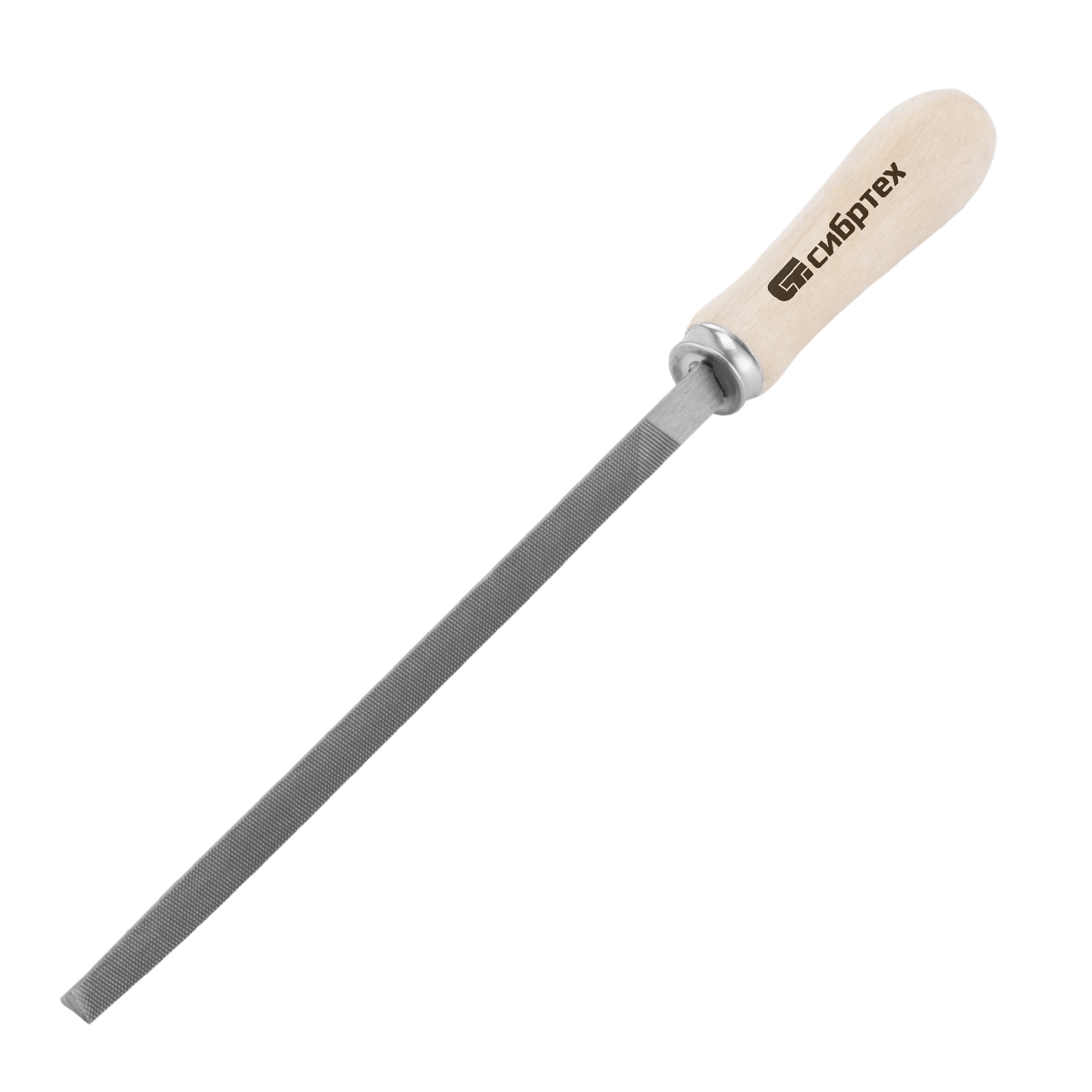 Напильник СИБРТЕХ 200 мм трехгранный 16026 напильник сибртех 16229 250мм плоский деревянная ручка