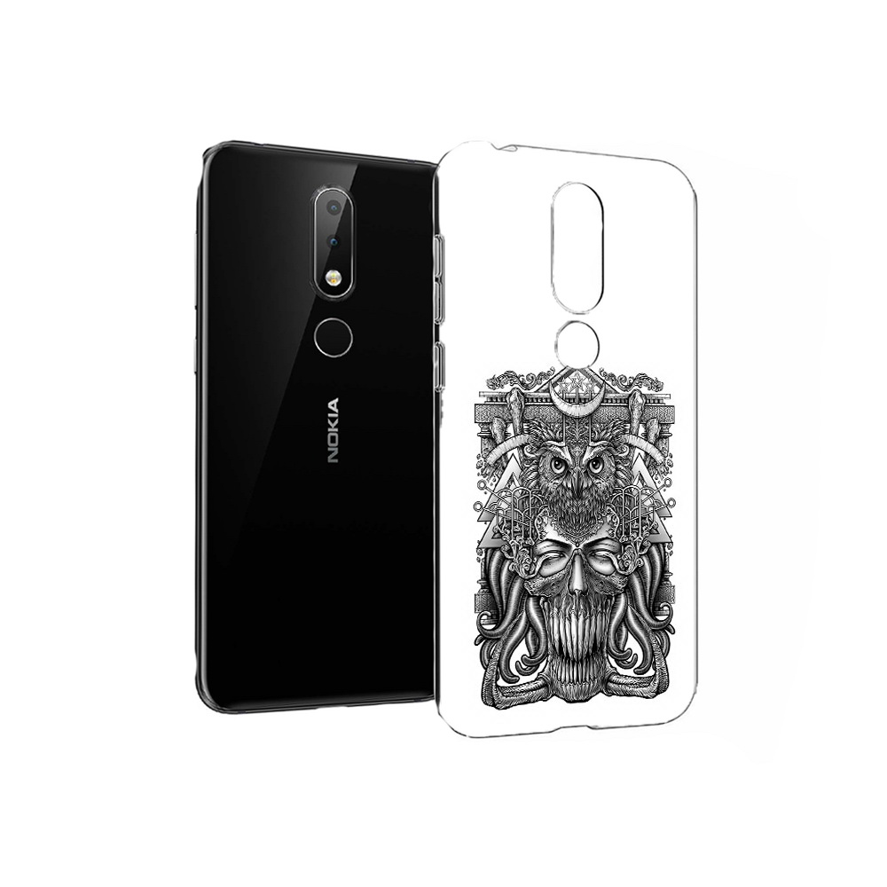 

Чехол MyPads Tocco для Nokia X6 зубастая сова (PT115295.99.369), Прозрачный, Tocco
